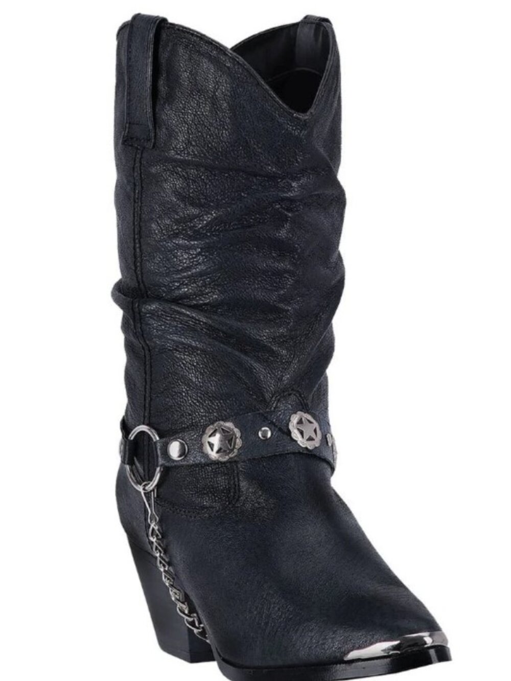 NWT Dingo Cowgirl Boot size 6.5, 2” heel $119 Olivia Black Leather Western